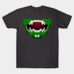 Green Monster Mask Mouth T-Shirt